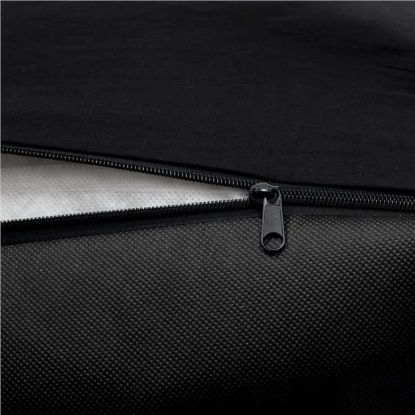 karrige fëmijësh, New Baby, Football JUNIOR, mbushje EPS me toptha polistireni, mbulesë pambuku e heqshme me zinxhir, 60×58×60 cm, e zezë