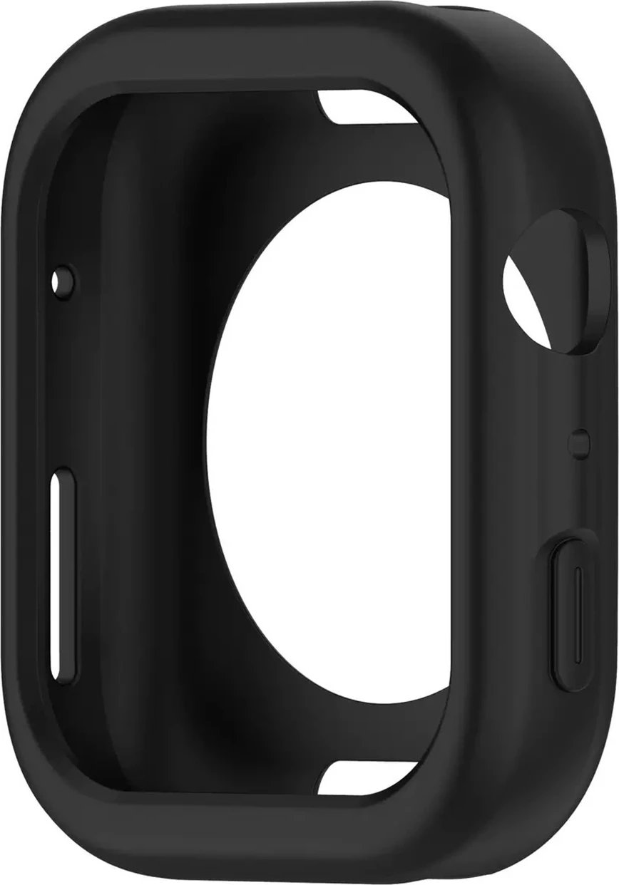 Mbështjellës silikoni për Apple Watch 44mm Hurtel, i zi