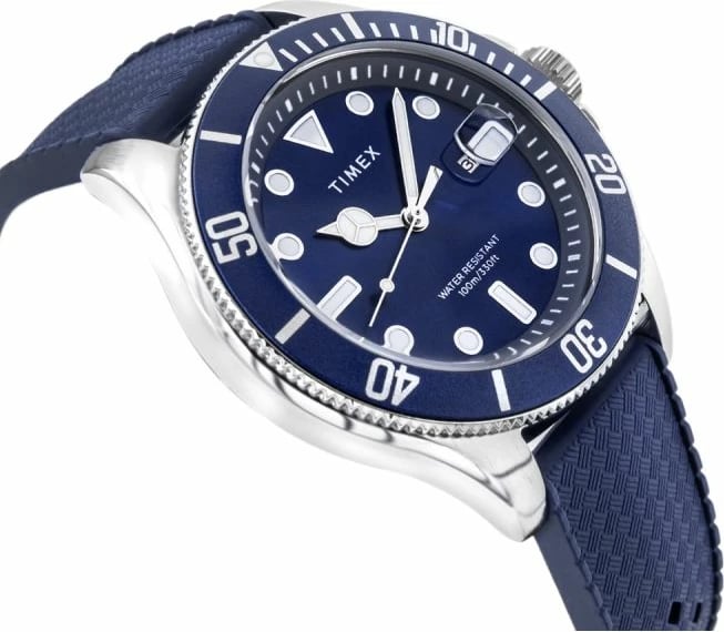 Orë dore për meshkuj Timex, e kaltër