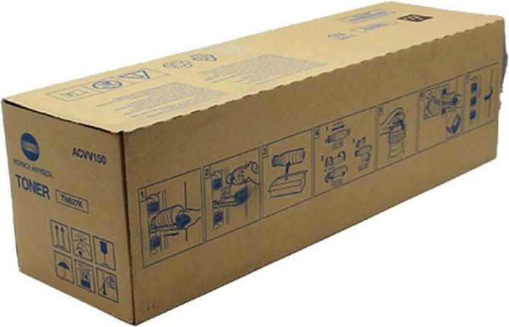 Toner, Konica Minolta, TN-627K (ACVV150), rendiment deri 24,000 faqe, i zi