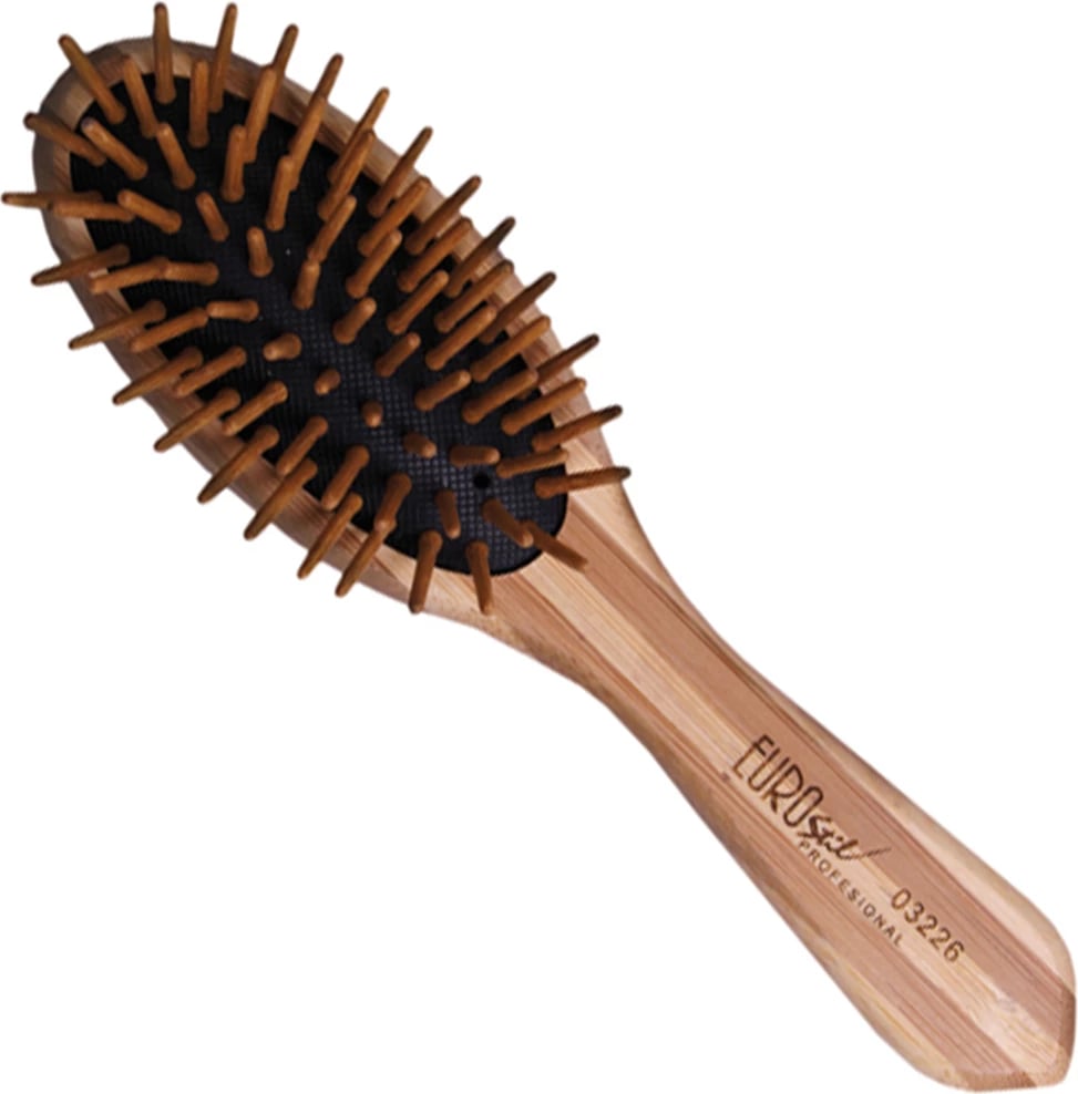 Furçë flokësh EUROSTIL Bamboo Ovalado Pequeño unisex 1 copë