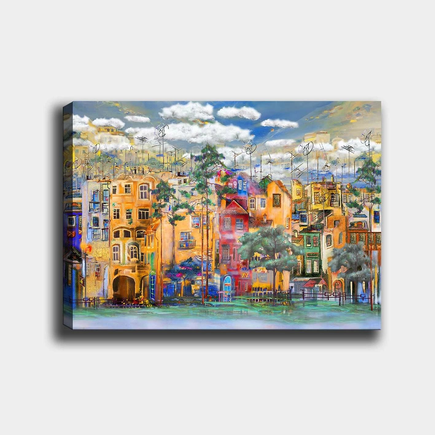 Pikturë dekorative në kanavacë, shumëngjyrëshe, Wallity 622007036_70100, 70x100cm