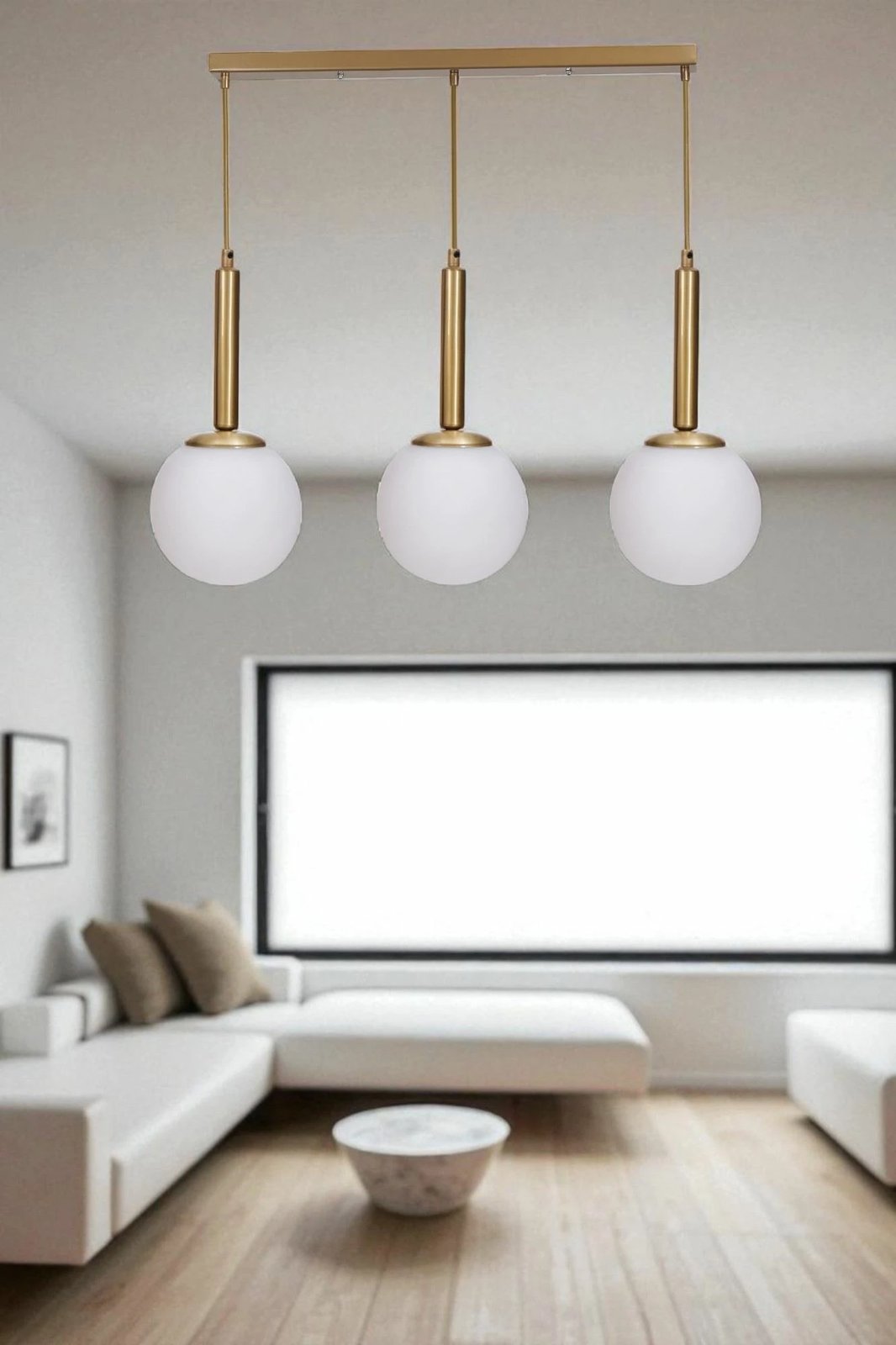 Llambë tavani Opviq, 9055-5, e bardhë dhe ari