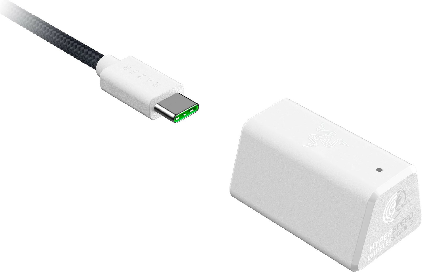 Kufje Razer Blackshark V3 Pro Wireless, gaming, wireless & me kabllo, bardhë