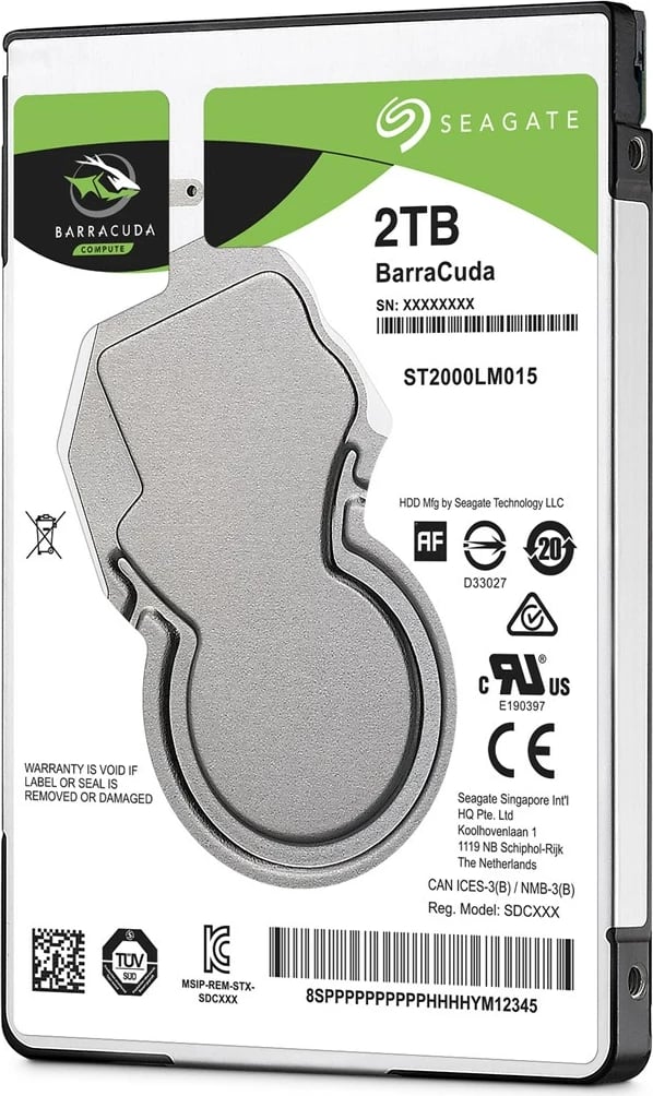Disk HDD Seagate Barracuda 2.5" 2.5" 2TB