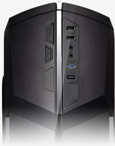 Kasë Thermaltake Versa N21, me dritare, ngjyrë e zezë