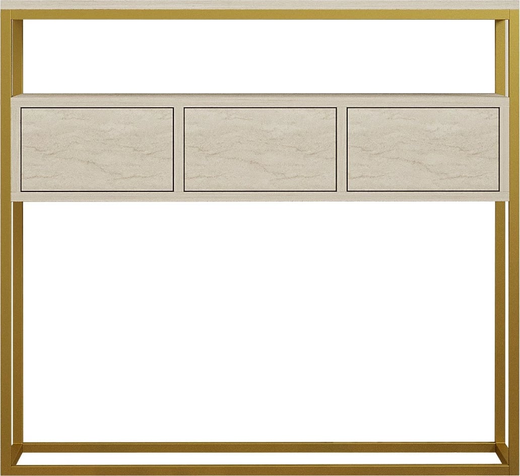 Konsolë Hanah Home, ngjyrë travertin, Guarda