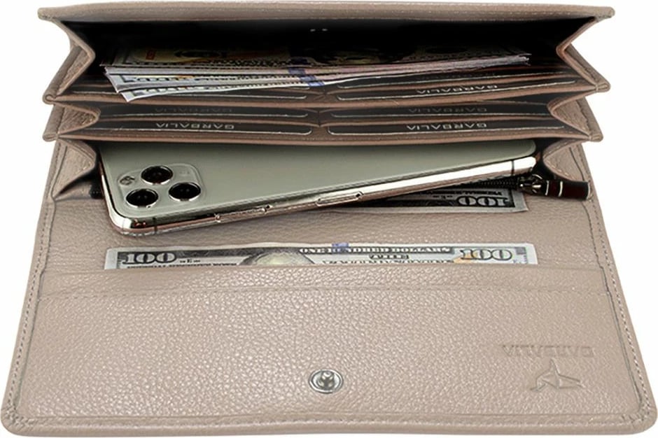 Portofol për gra Zoozie Bags, ngjyrë mink, Angel