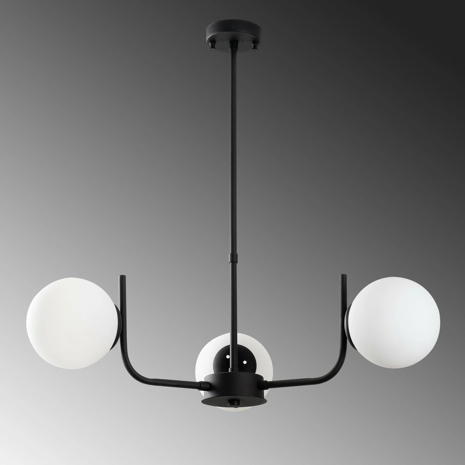 Llambë tavani Opviq, ngjyrë e zezë, Antler - 13767