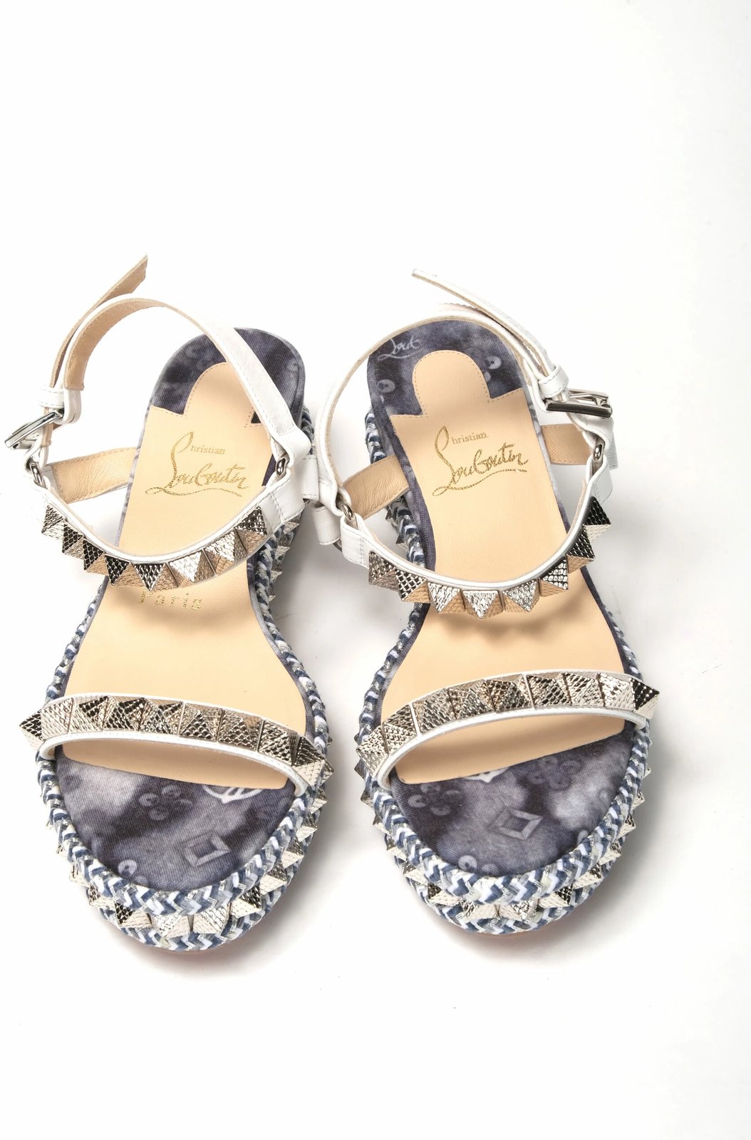 Sandale me platformë për femra Christian Louboutin, shumëngjyrëshe 