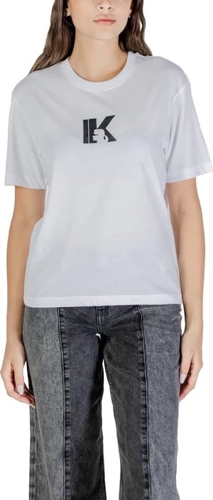 Maicë Karl Lagerfeld Jeans femra e bardhë