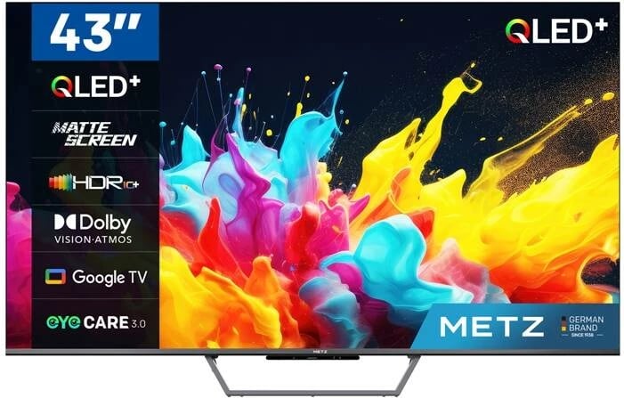 Televizor METZ 43MQE7600Z QLED 43" 4K Ultra HD, Google TV, i zi