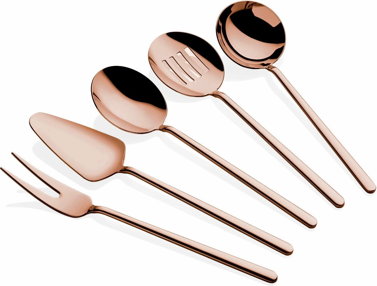 Set shërbimi 5 copë, Hermia Concept, Allegra, ngjyrë rozë e artë