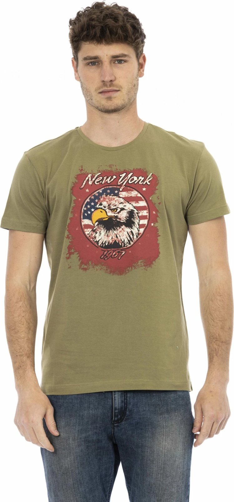 Maicë për meshkuj Trussardi Action, e gjelbër