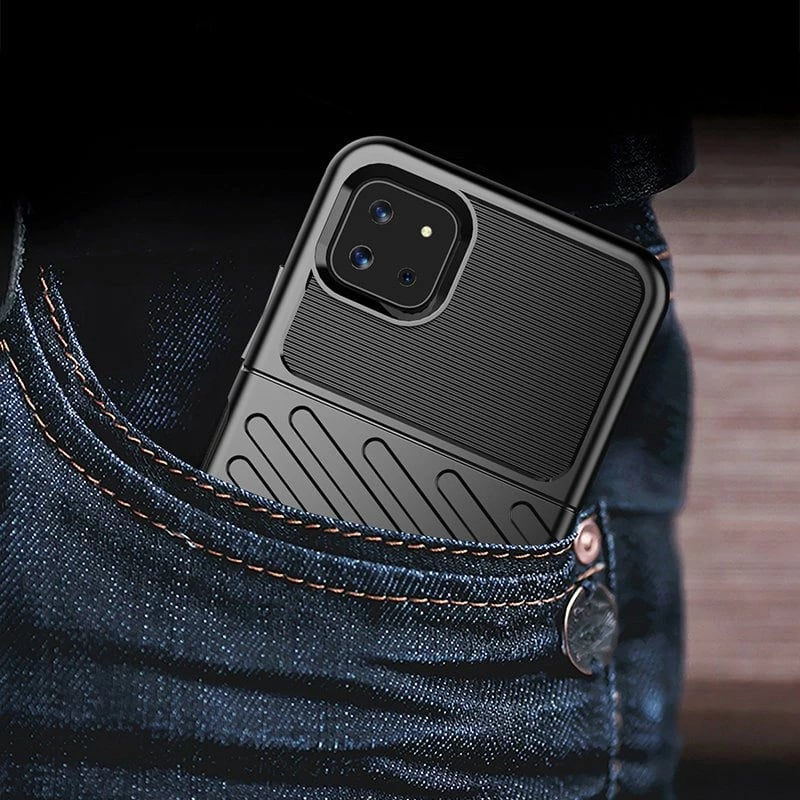 Mbështjellës Hurtel Thunder Case për Samsung Galaxy A22 5G, TPU, Blu