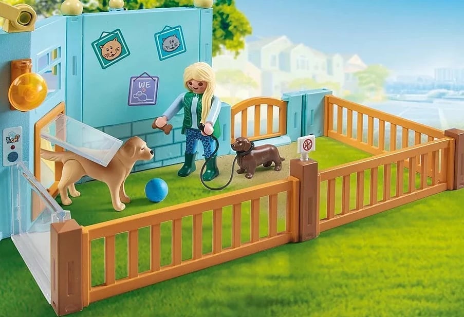 Set figurina Playmobil My Life Animal Hotel 71742, 191 pjesë, shumëngjyrëshe
