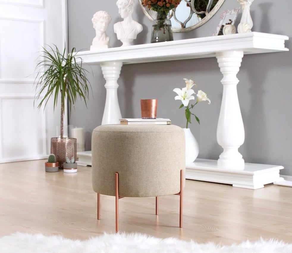 Puf Atelier del Sofa, ngjyrë kafe, 48