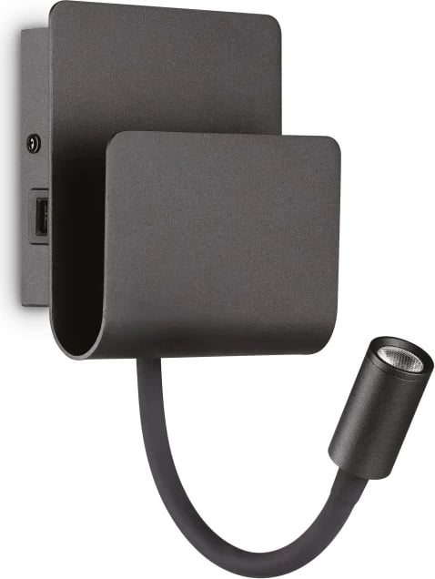 Llambë muri për interier Probe AP2, e zezë