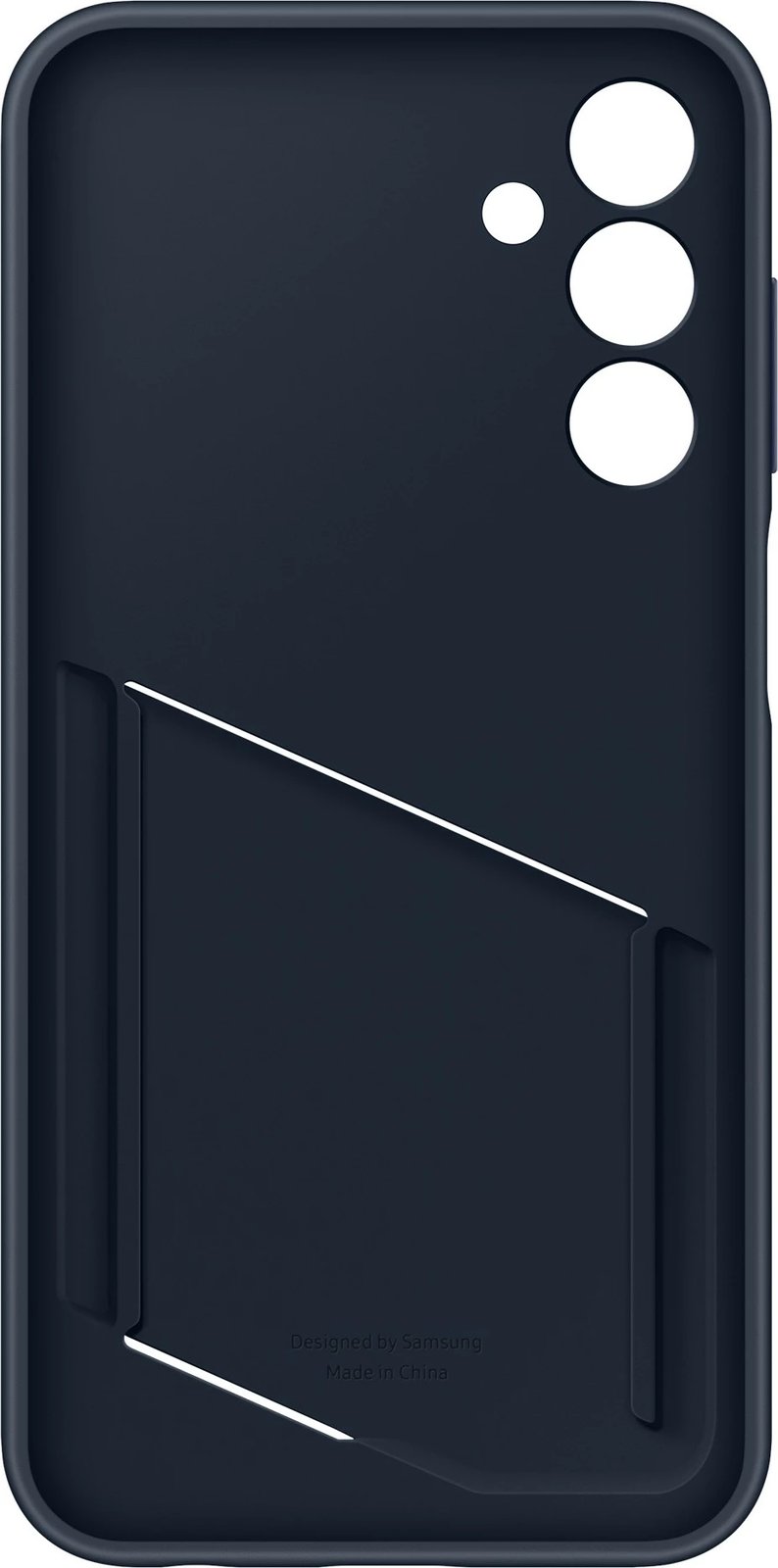 Mbështjellës Samsung Galaxy A15/A15 5G, xhep për kartelë, zi/blu