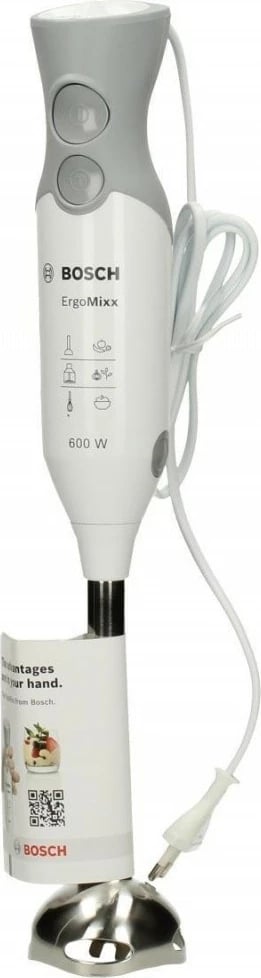 Blender dore Bosch MSM 66110, 600W, gri/bardhë, me enë matëse