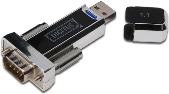 Adapter USB në RS232 Digitus DA-70155-1, 80cm, Çelik