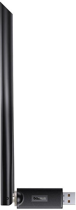 Adapter WiFi Baseus FastJoy 650 Mbps me antenë, USB-A, i zi