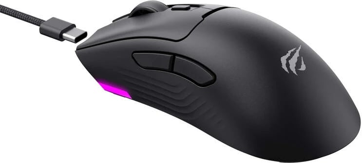 Maus gaming Havit MS966 me kabllo, RGB, 12000 DPI, i zi