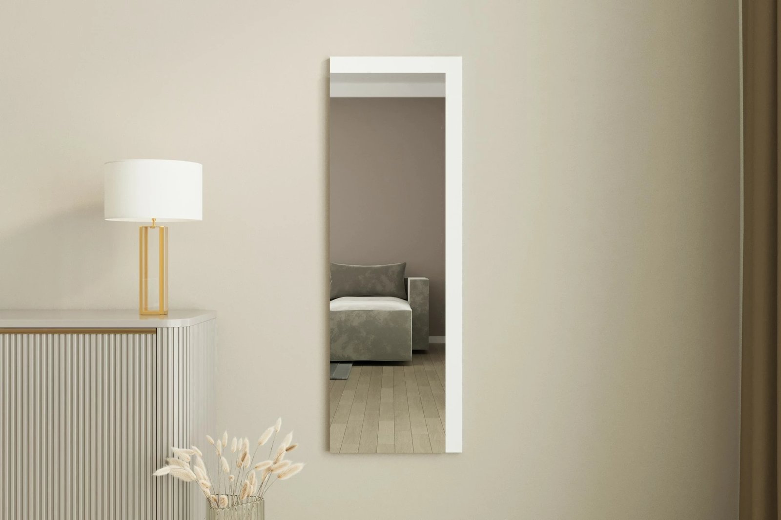 Pasqyrë Hanah Home, Lariya, e bardhë