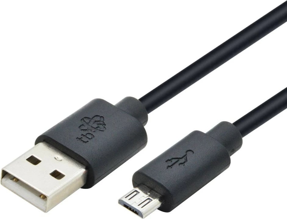 Kabllo USB TB AKTBXKU2PBAW18B, 1.8m, Micro USB, e zezë