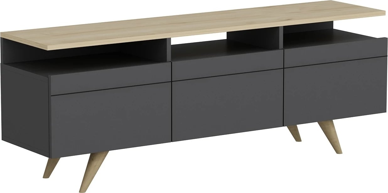 Komodë TV Hanah Home, Berlin 150, antracit dhe lis