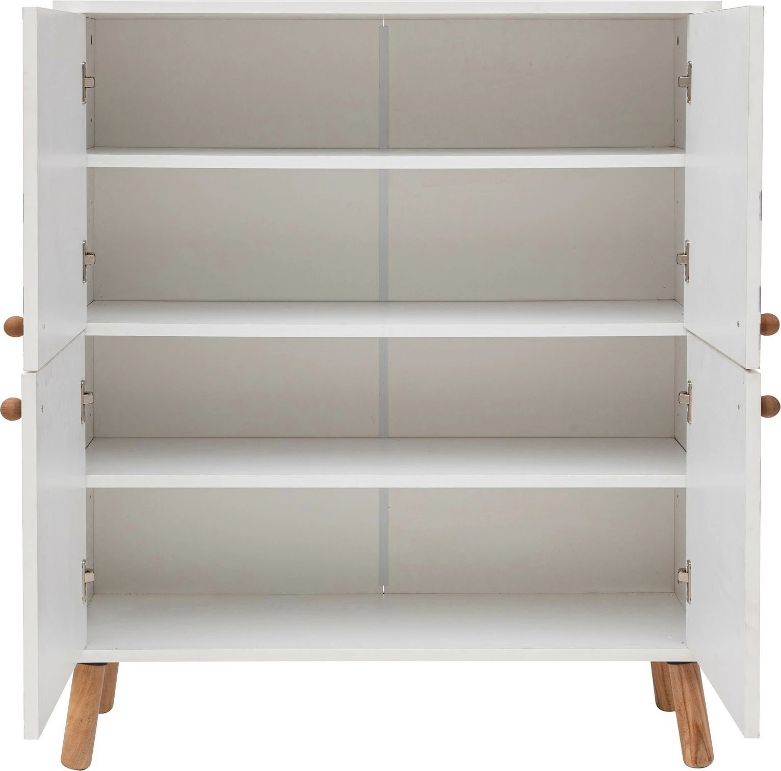 Dollap multifunksional Skye Decor, Multilüx Daisy, i bardhë, lejla, 95x111x36cm