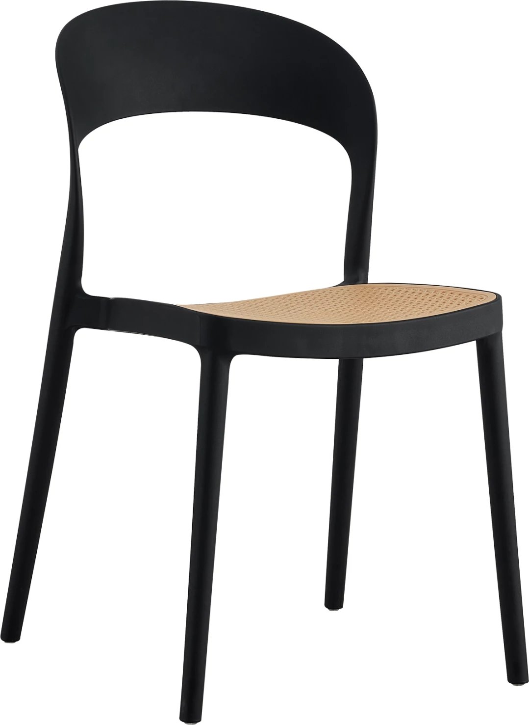 Karrige polipropileni CLEO FH5936.02, e zezë-bezhë, 41x53x81H cm