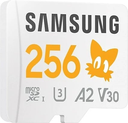 Kartelë memorie Samsung PRO Plus 256GB MB-MD256SA/LC1 me adapter SD, Bardhë