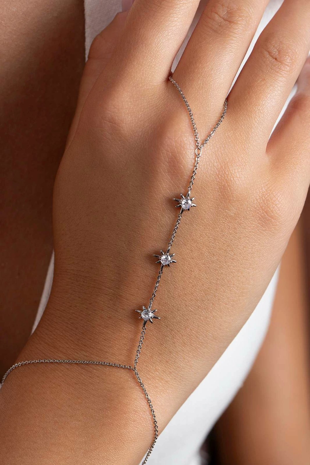 Zinxhir metalik për dorë, ngjyrë argjendi, ELKGC68541G