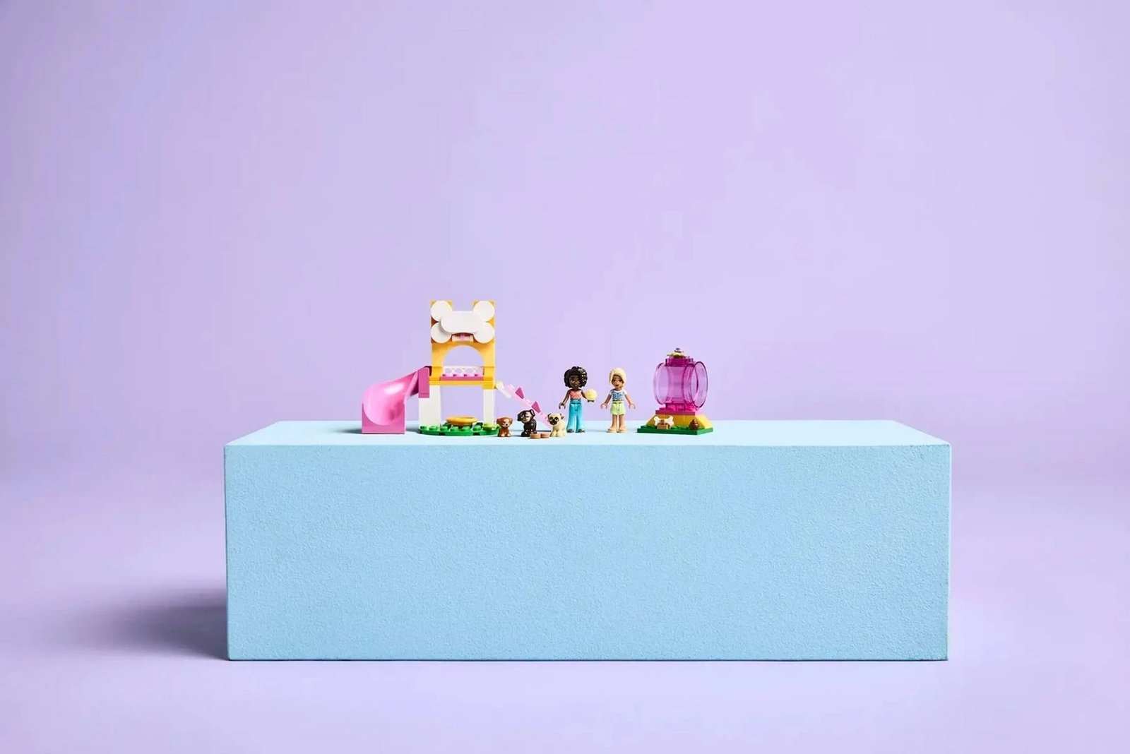 Set lodrash LEGO Friends Puppy Playground 42665, 66 pjesë, për fëmijë 4+