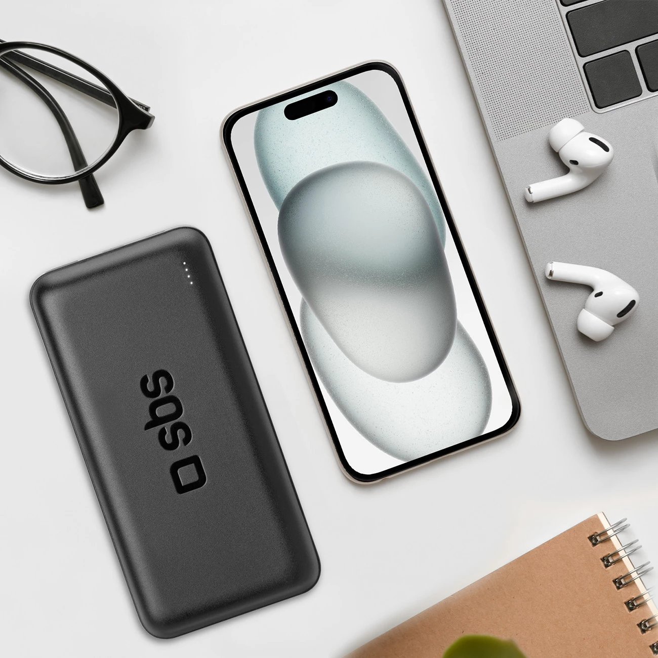 Powerbank SBS TTBB20000PD20K 20000 mAh, 20W PD, USB-C/USB-A/Micro-USB, e zezë