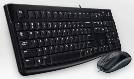 Kombinim Maus dhe Tastaturë Logitech Desktop MK120, me Kabëll
