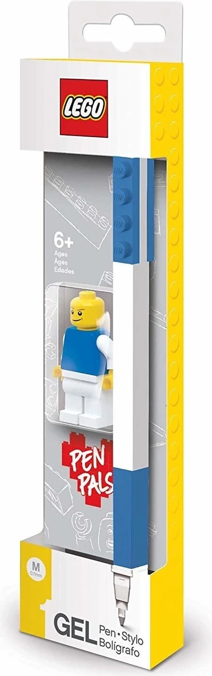 Stilolaps me minifigurë Lego, i bardhë/kaltër