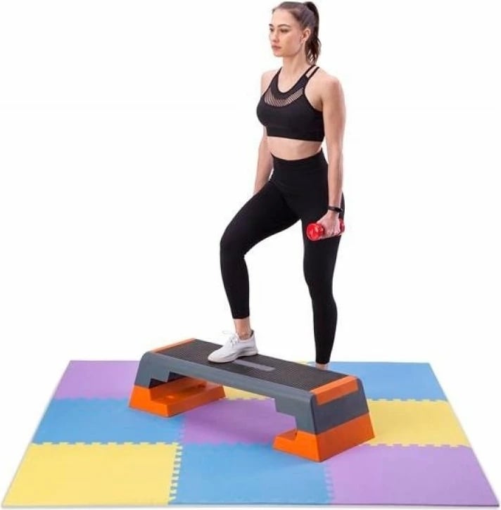 Tapetë për fitnes one fitness, shumëngjyrëshe