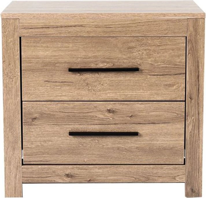 Komodinë DODO, ngjyrë lisi e errët, 58x39x56