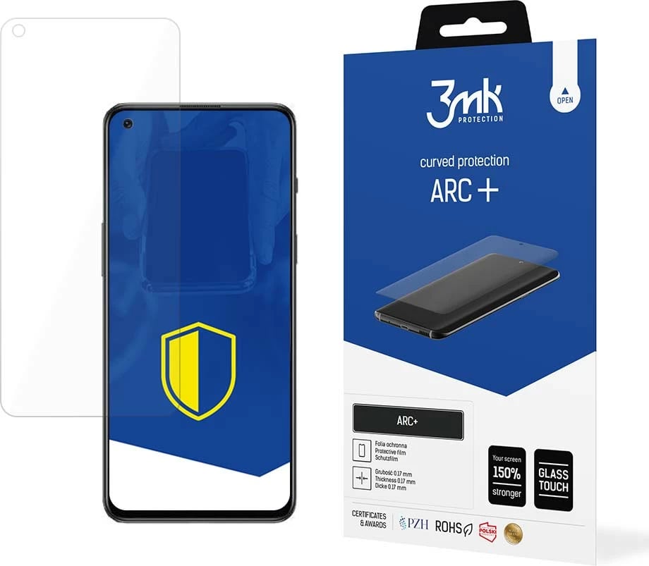 Folje mbrojtëse për ekran, 3mk Protection ARC+, për OnePlus Nord 2T, TPU, transparente