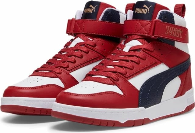 Atlete për meshkuj Puma, të bardha, të kuqe, të kaltër