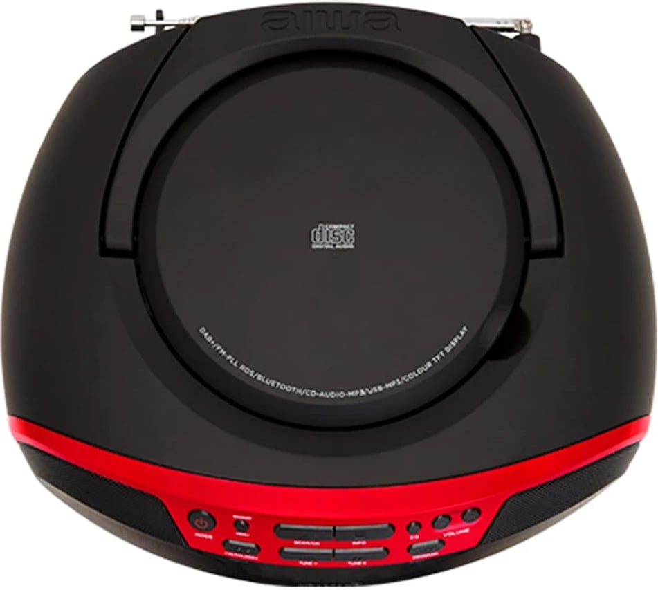 Radio Boombox Portative me DAB+, CD, Bluetooth dhe USB AIWA BBTU-500DAB/RD
