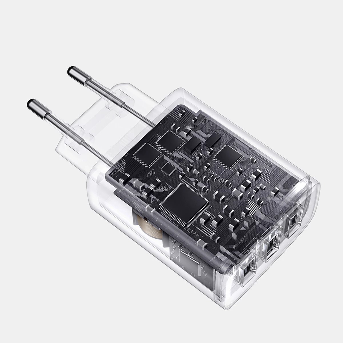 Karikues muri Baseus CCXJ020102, 3x USB, 17W, Bardhë