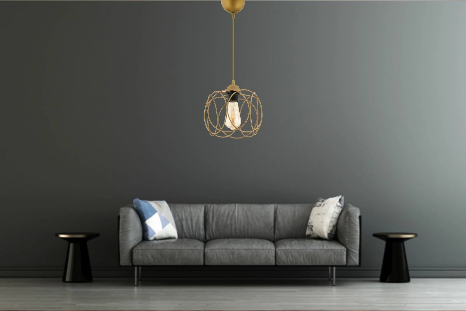 Llambë tavani Opviq, Kruhovy, ngjyrë ari