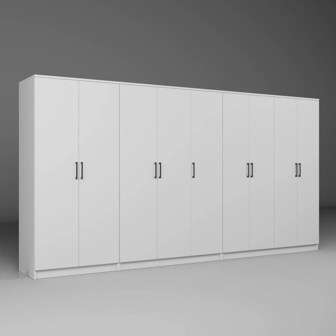 Dollap rrobash Skye Decor, i bardhë, Kardelen 1600-109