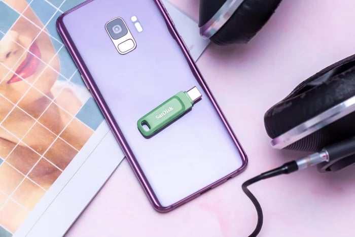 USB memorje SanDisk Ultra Dual Drive Go SDDDC3-512G-G46AG 512GB USB-C/A USB 3.2 Gen 1, e gjelbër