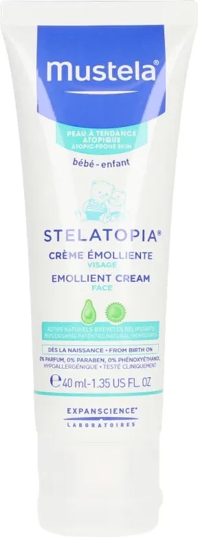 Krem emolient për fytyrë Mustela Stelatopia unisex 40ml