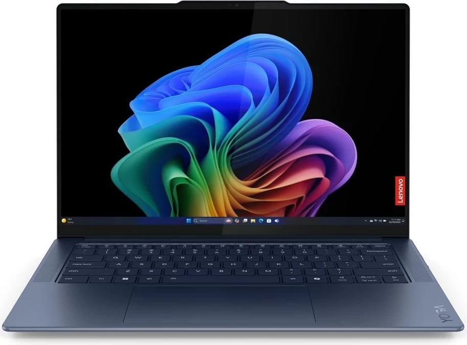Laptop Lenovo Yoga Slim 7 14Q8X9, 14.5" Touchscreen 3K, Qualcomm Snapdragon X1E-78-100, 32 GB RAM, 1 TB SSD, Blu