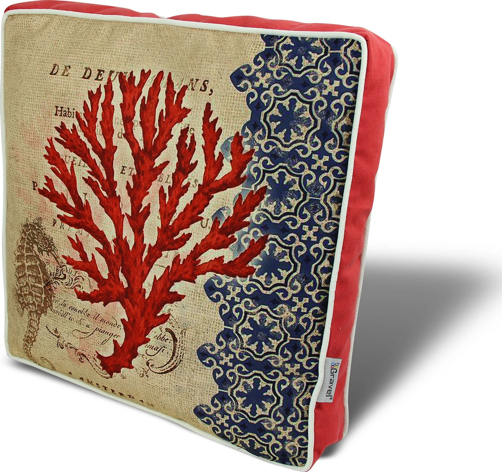 Jastëk dekorativ Aberto Design, YM1002, shumëngjyrësh, 42x42cm